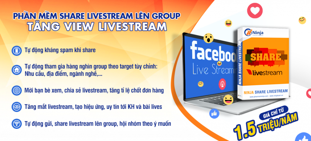 Phần mềm chia sẻ livestream