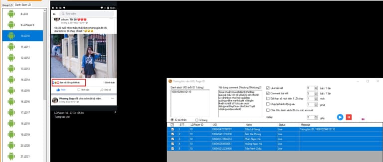 phần mềm auto seeding facebook chuyên nghiệp