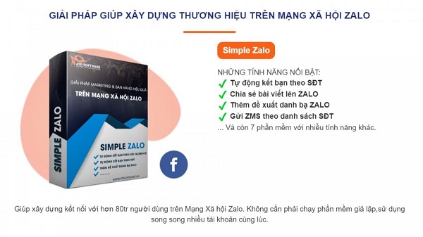 Phần mềm marketing zalo 