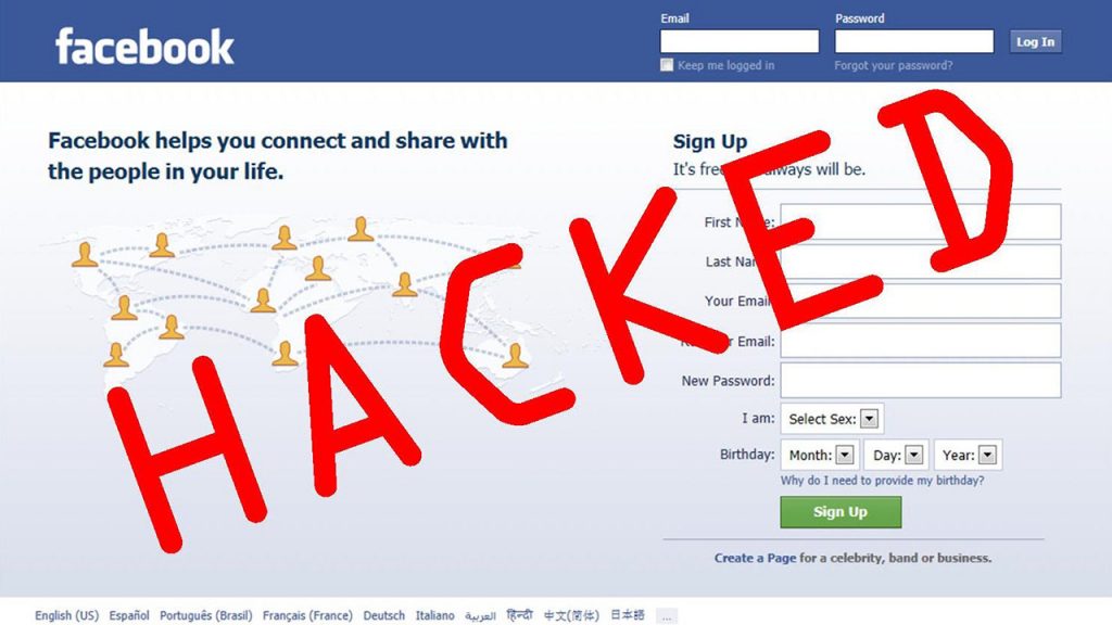 dấu hiệu bị hack facebook