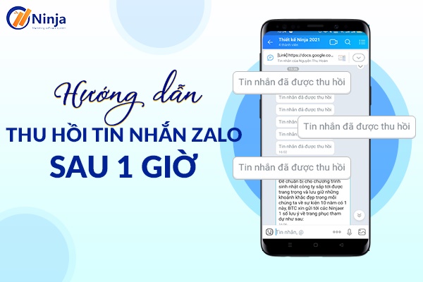 Cách thu hồi tin nhắn zalo sau 1 giờ gửi đi