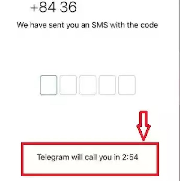 Lí do Telegram không gửi mã xác nhận