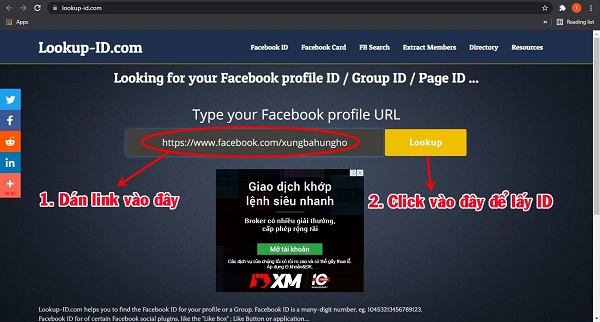 Cách lấy id facebook trên pc hiệu quả