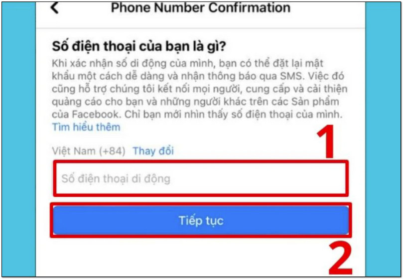 Nhấn tiếp tục 