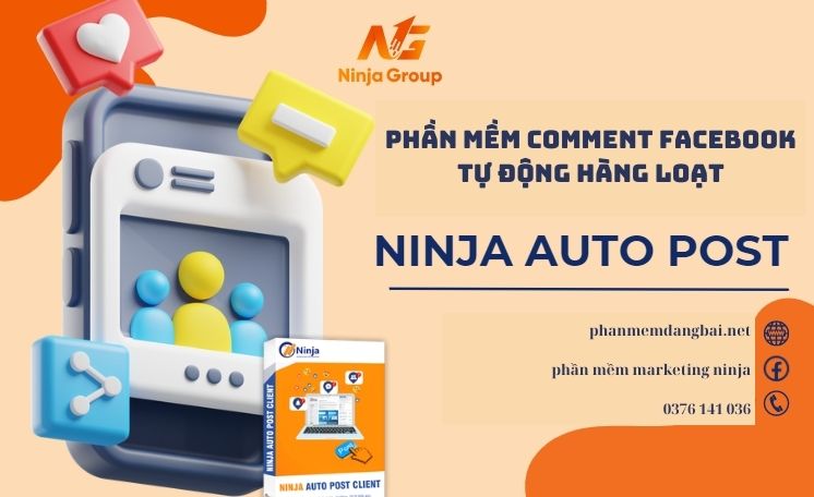 Phần mềm comment facebook tự động hàng loạt