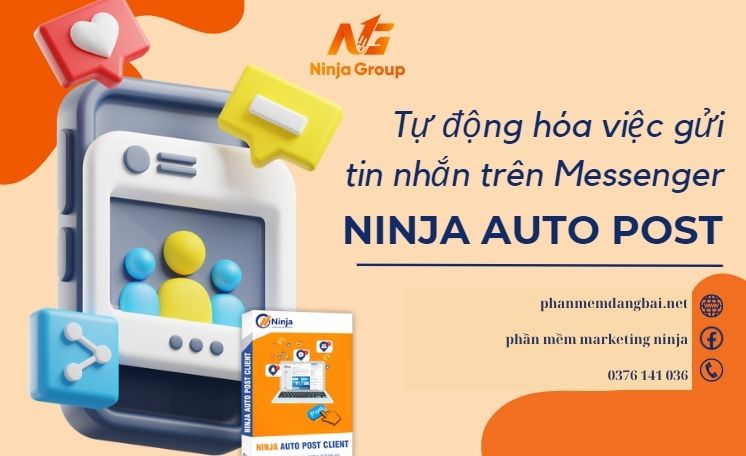 Tự động gửi tin nhắn facebook Ninja Auto post