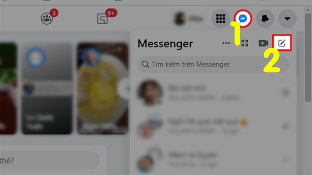 Tạo nhóm trên Messenger trên máy tính đơn giản