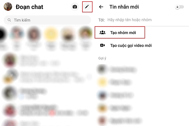 Tạo nhóm trên fb messenger bằng điện thoại dễ dàng