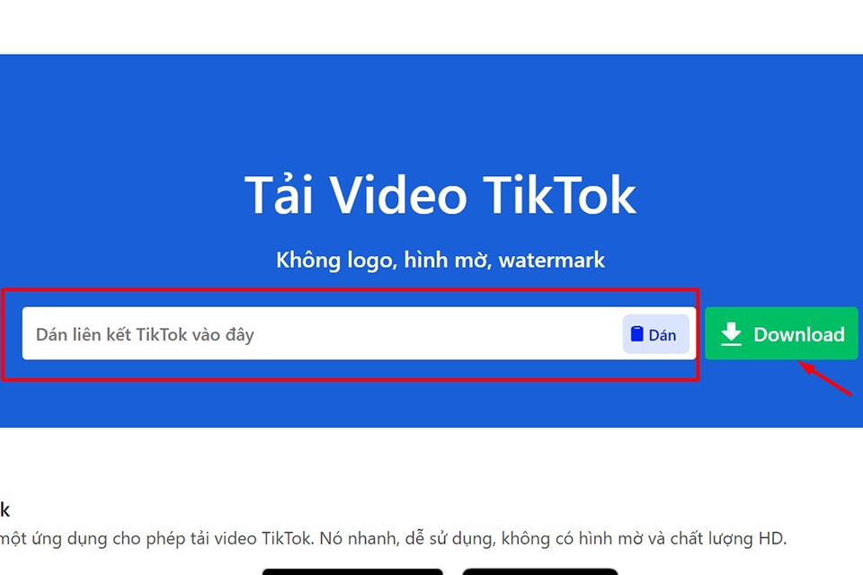 Cách tải video trên TikTok không có logo bằng Snaptik